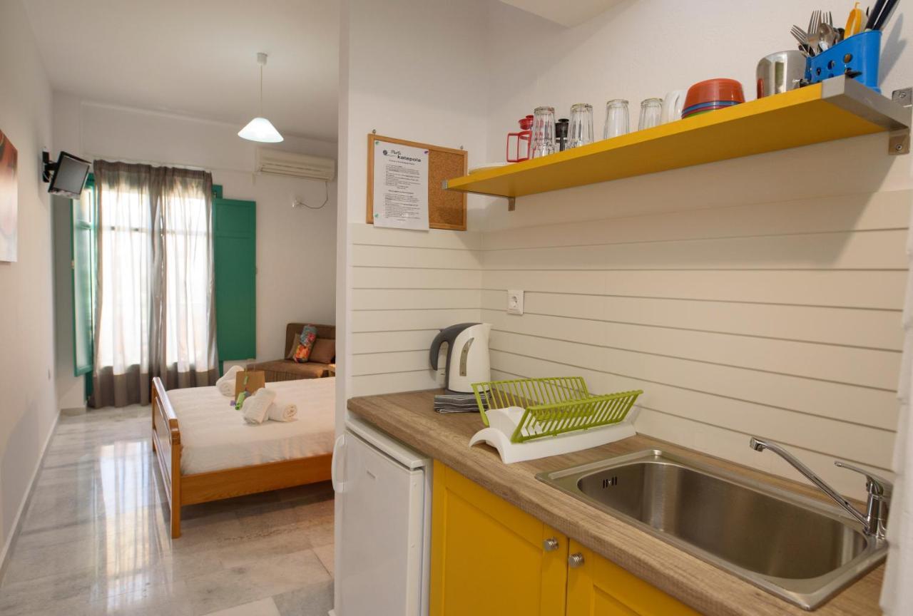 Porto Katapola Pension Extérieur photo